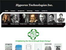 Tablet Screenshot of hyporex.ca